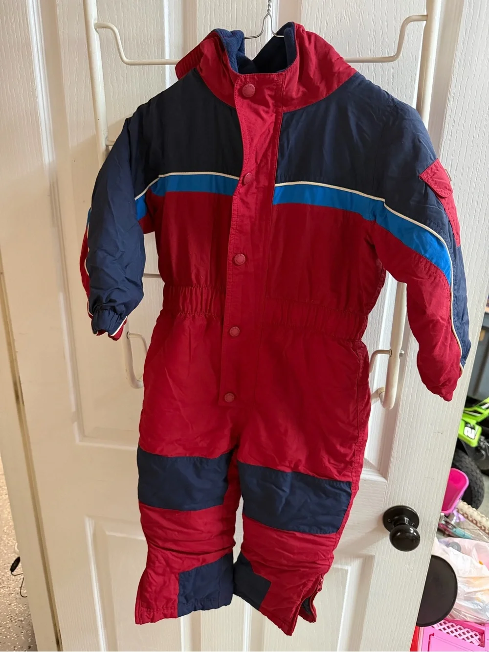 Vintage Y2K LL bean kids winter snow suit one piece